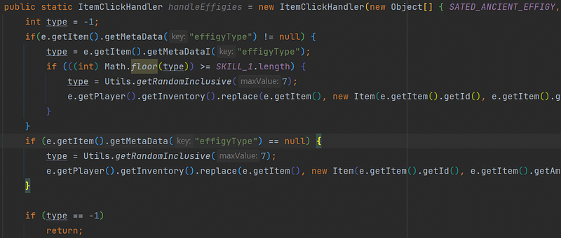 Code from a Runescape Clone