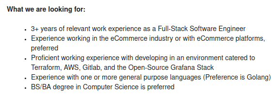 LinkedIn Job Post