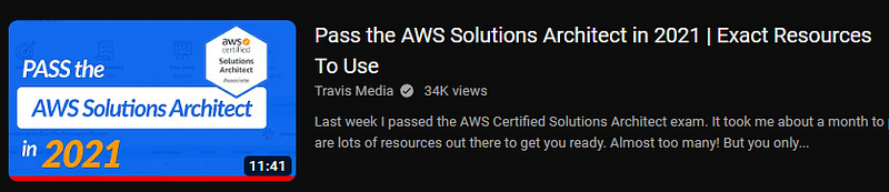 Travis Media YouTube review of AWS