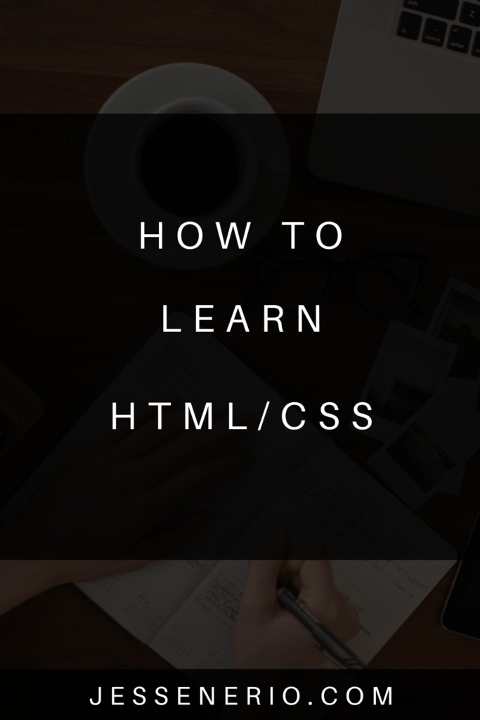 How to Learn HTML/CSS