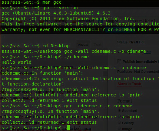 Terminal commands
