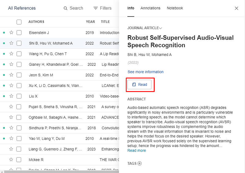 Mendeley research manager