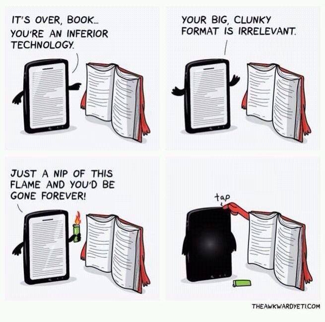 Ebook vs Paperback comic