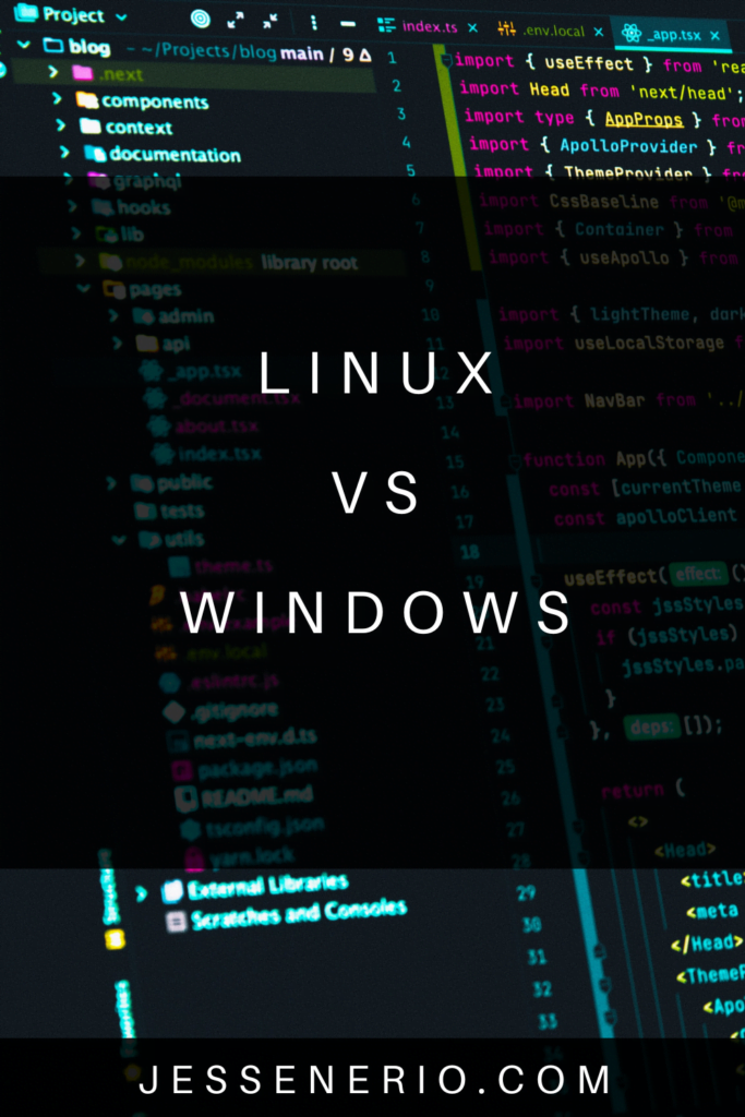 Linux vs Windows code