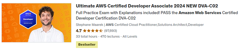 Udemy AWS course