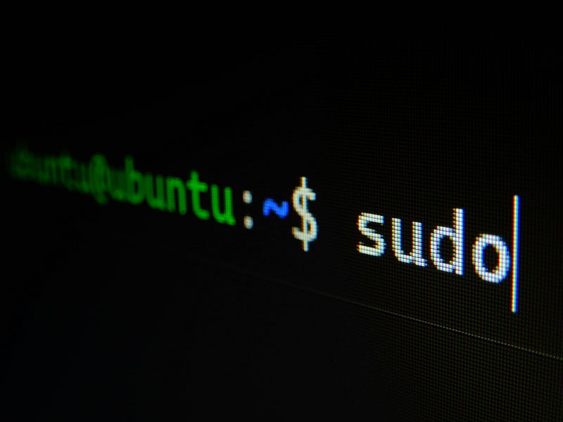 Ubuntu terminal with sudo