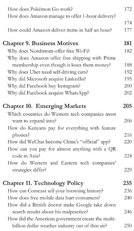 Table of Contents - Chapters 9-11