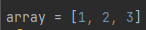 Python array example