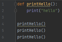 Python function code
