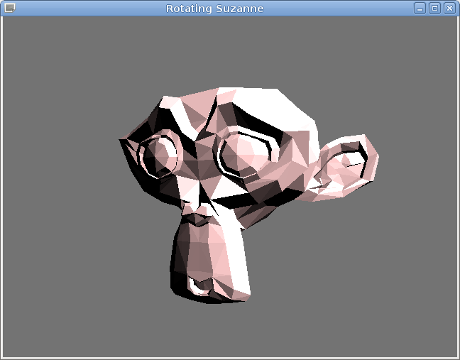 OpenGL Rotating Suzanne
