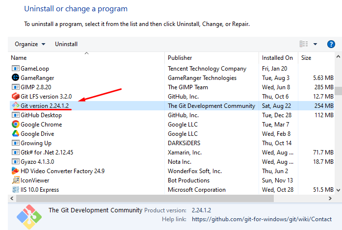 Git local software illustration