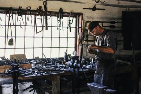 Blacksmith crafting